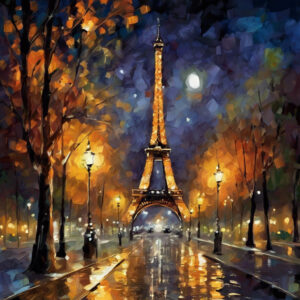 Eiffel Tower's Nocturne