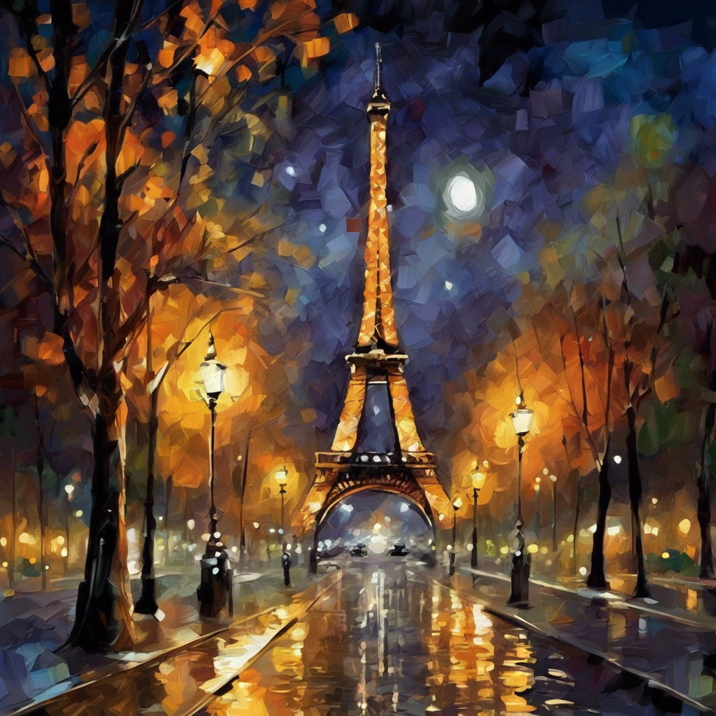 Painting - Eiffel Tower's Nocturne