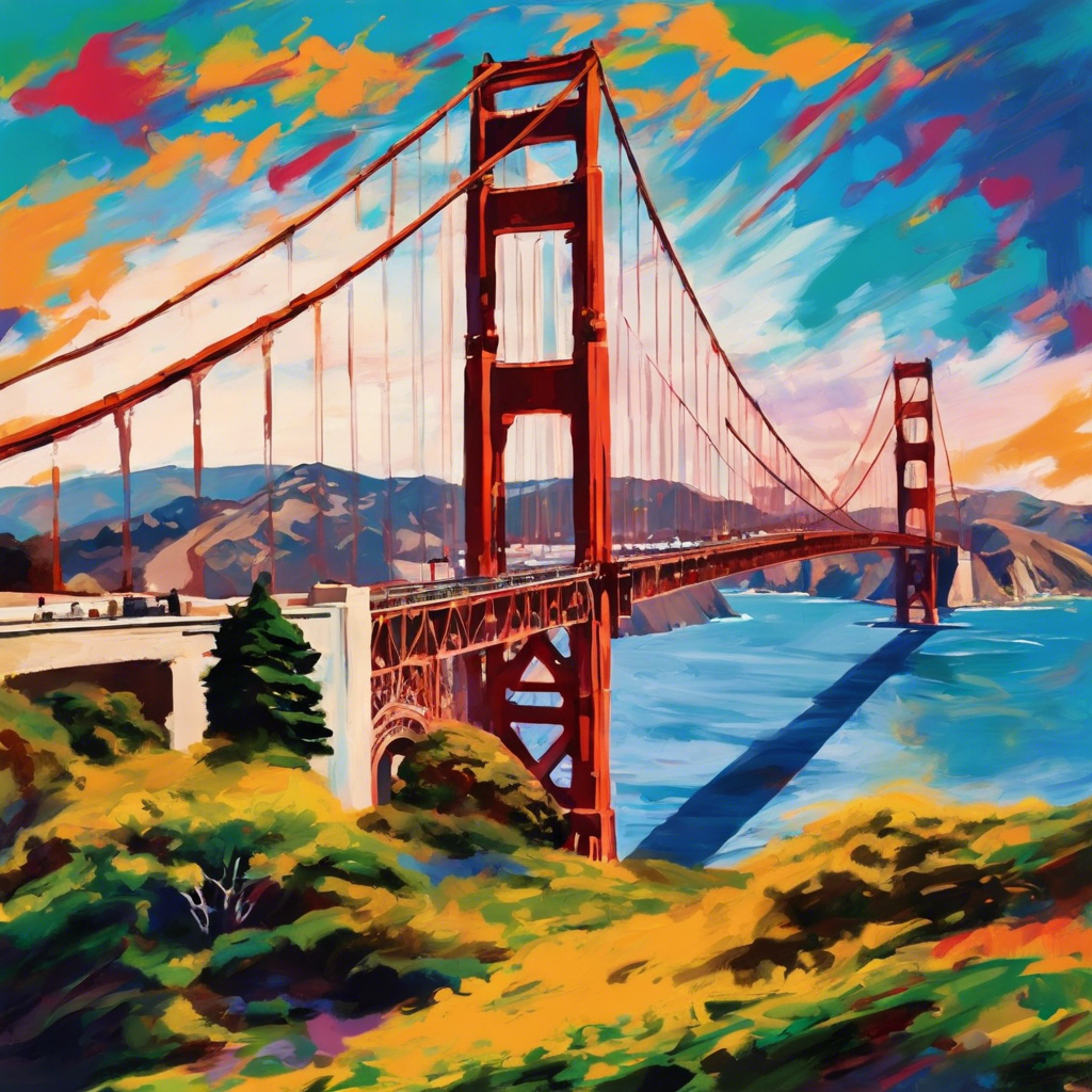 Painting - Golden Gate Splendor