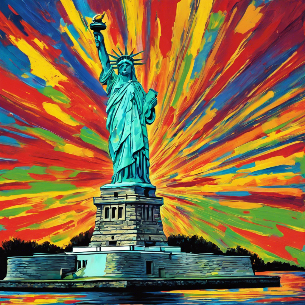 Statue of Liberty painting