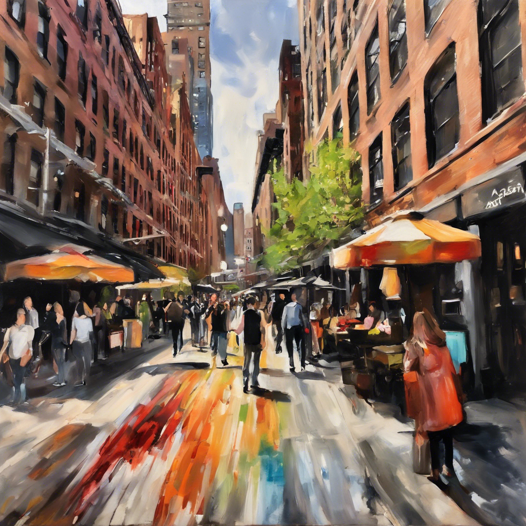 Painting - Chelsea Market