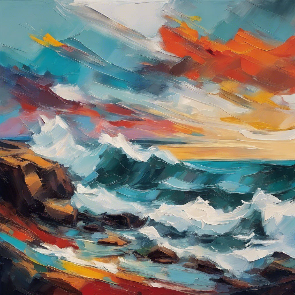 Painting - Ocean's Fury